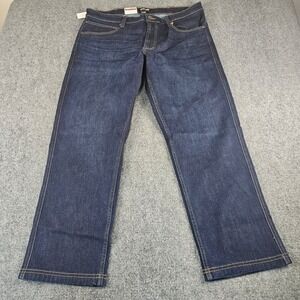 Kirkland Signature Mens Straight Leg Jeans Indigo Blue 38x30 NWT 7772001